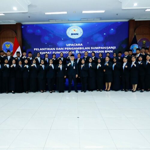 LANTIK 264 PEJABAT, BNN TEGUHKAN KOMITMEN INTEGRITAS DAN KINERJA BERDAMPAK