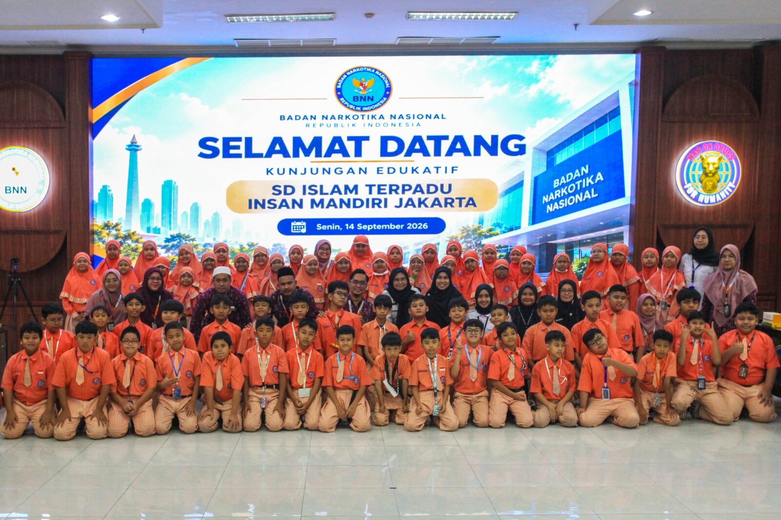 BNN HADIRKAN RUANG BELAJAR EDUKATIF BAGI SISWA SDIT INSAN MANDIRI JAKARTA