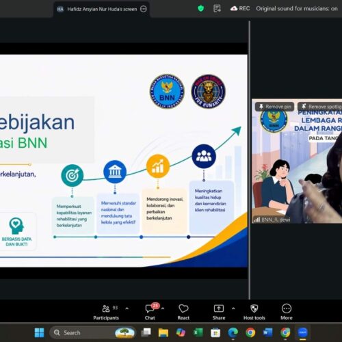 BNN TINGKATKAN KOMPETENSI PETUGAS REHABILITASI MITRA, DORONG ASESMEN TERSTANDAR DAN RENCANA TERAPI KOMPREHENSIF