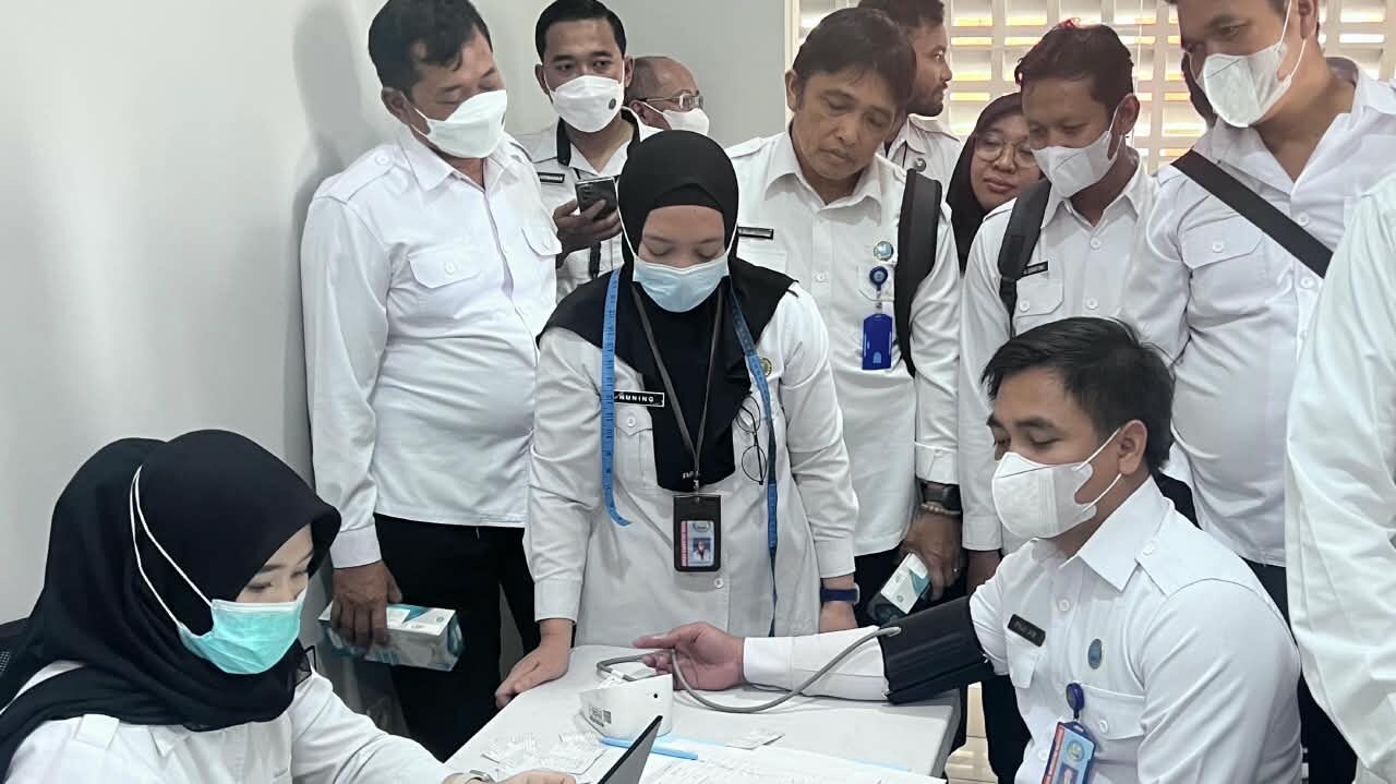 CEGAH PENYAKIT JANTUNG KORONER, BNN GELAR SKRINING KESEHATAN PERSONEL