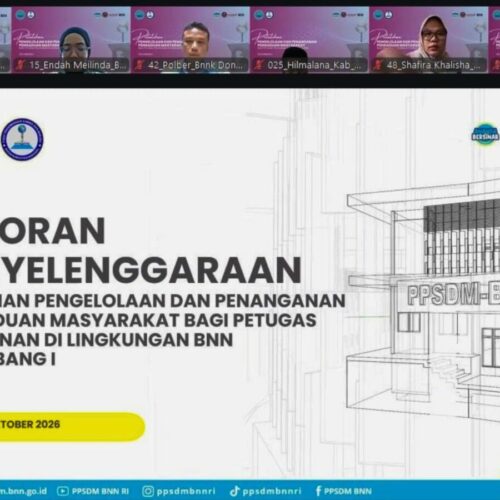 BNN SIAPKAN PETUGAS PELAYANAN YANG RESPONSIF DALAM PENANGANAN PENGADUAN MASYARAKAT