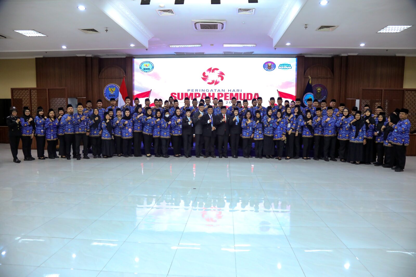 PERINGATI HARI SUMPAH PEMUDA KE-98, BNN TEGASKAN SEMANGAT PERSATUAN DAN PENGABDIAN